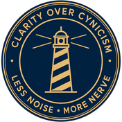 Almost Magic Tech Lab seal: Clarity over cynicism. Less noise, more nerve.